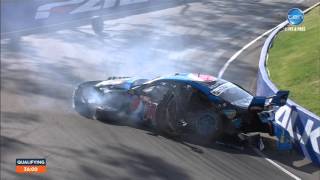 Bathurst Crash 2015  Chaz Mostert [upl. by Yonah443]