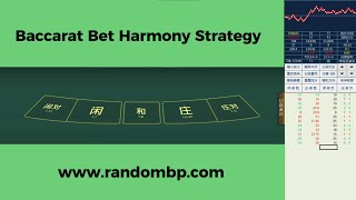 Baccarat Bet Harmony Strategy Lesson 1 [upl. by Aiuqat]