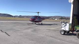 Enstrom F28 Start up and Departure [upl. by Ames87]