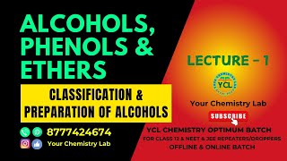 Alcohols Phenols amp Ethers Class 12 PreparationNEETJEEL1 [upl. by Shaughnessy723]