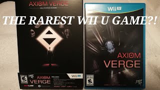 Unboxing Axiom Verge Wii U Multiverse Edition  The Stuttering Gamer [upl. by Berneta]