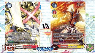 DIGIMON TCG Local match 🇲🇽 Xros Heart Red vs ShineGreymon Red  THE NEST [upl. by Sauder]