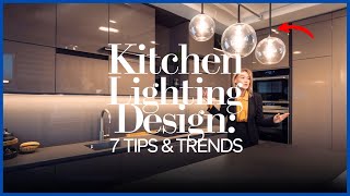 INTERIOR DESIGN KITCHEN Lighting Ideas 2025  Kitchen Design Tips amp Hacks  Modern Kitchen lighting [upl. by Haidebej]