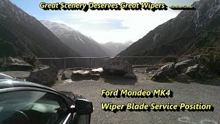 Ford Mondeo Wiper Service Position DIY [upl. by Gloriana]