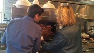 From Marthas Kitchen Rotating the Turkey  Martha Stewart [upl. by Paddy]