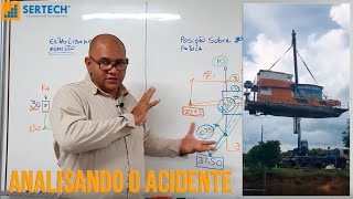 ACIDENTE COM GUINDASTE  BARCO PARTE 1 [upl. by Azial]