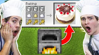 I Crafted Minecraft Food in REAL LIFE [upl. by Arimaj]