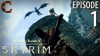 Lets Play Skyrim Part 1  The 100 Playthrough [upl. by Aihc]