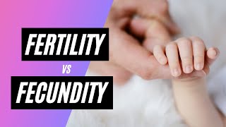 Fertility Versus Fecundity HPE Education  Grade 10 Unit 2 II Latest update 2020 [upl. by Nevur]