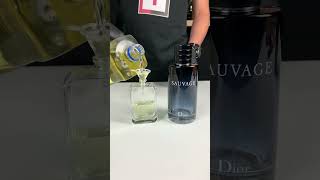 How to make Dior Sauvage shorts fragrance perfume diorsauvage [upl. by Odnomor]