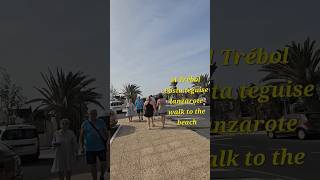 Tui Suneo el trebol in Costa teguise walk to the beach lanzarote shorts lanzarote [upl. by Suinotna]