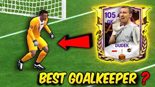 FC MOBILE 25 MAXED OUT DUDEK GK FULL REVIEW ✅  Dudek Full review  fcmobile [upl. by Sherer]