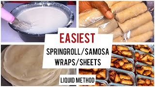 SMALL CHOPS BUSINESS  SPRING ROLL amp SAMOSA WRAPS RECIPE [upl. by Benni]