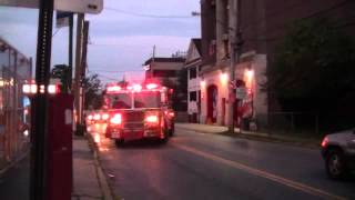 FDNY Staten Island Engine 160 Responding 072712 [upl. by Nwahsal5]