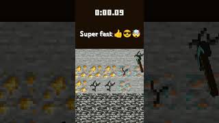 Super slow Are you kidding Super fast minecraftrush subscribenow thecrazyman [upl. by Nitz]