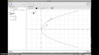 Parametrisering i geogebra [upl. by Aticnemrac]