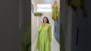 Party wear anarkali dress from everbloomindia [upl. by Akimihs]