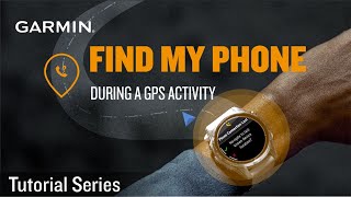 Tutorial  Find my phone during a GPS activity [upl. by Max]