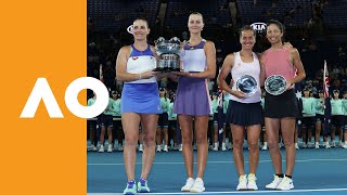 Womens Doubles Final Ceremony  Australian Open 2020 [upl. by Nahsor]