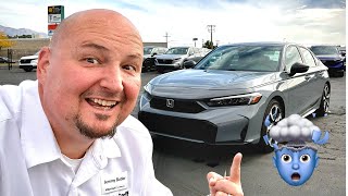 2025 Civic Hatchback Sport Touring Hybrid  First Look Walkaround  Urban Gray Pearl  Honda Butler [upl. by Thomson]