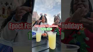 PLAN YOUR FOODIE TRIP TO EPCOT FOR THE HOLIDAYS disneyparks travelandfood disneycreator epcot [upl. by Naegem]