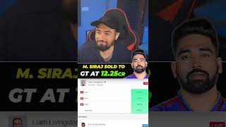 WTF RCB REJECT Mohd Siraj 💔  RCB IPL Auction 2025 [upl. by Bunting853]