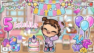 CUMPLEAÑOS DE ESTELITA 💖  Avatar World Roleplay  Bianca Play 💖 [upl. by Loring]