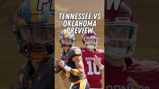 Tennessee vs Oklahoma Prediction and Pick CFB CollegeFootball Football [upl. by Lauralee]