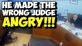 Idiotic Defendant TESTS The Wrong Judge And INSTANTLY REGRETS It Pro Se FAIL [upl. by Dwan774]