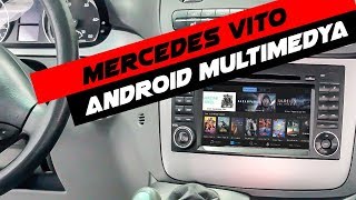 Mercedes Vito Android Multimedya Sistemi Montaj Uygulaması [upl. by Carri276]