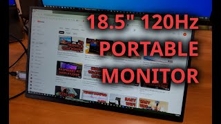 Quick Look at an 185quot 120Hz Portable Monitor [upl. by Genia]