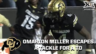 Omarion Miller Escapes a Tackle for a 58Yard TD [upl. by Acisej]