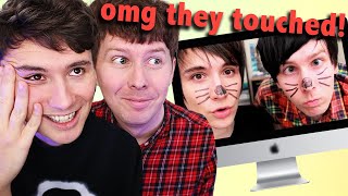 Dan and Phil React to Every Phil is not on fire 2 [upl. by Oriane334]