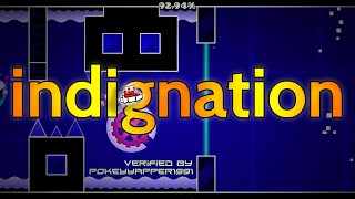 indignation VERIFIED  CHALLENGE  Geometry Dash [upl. by Nahej40]