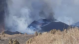 Rare View of LA PALMA Volcano from the East [upl. by Angelita280]