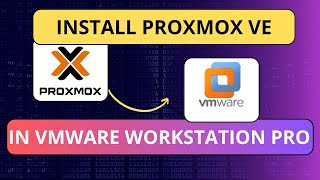 How to Install Proxmox VE In VMware Workstation Pro   vmwareworkstation proxmox [upl. by Ialohcin]