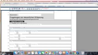 Steuerlicher Erfassungsbogen Personengesellschaft Teil1 [upl. by Enelym617]