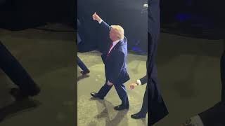 Shocking moment a cell phone is THROWN at Trump [upl. by Sully]