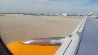 Takeoff Enfidha airport Tunisia 30112018  MT821 [upl. by Rexfourd]