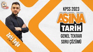 Aşina Tarih KPSS  Zeki TUĞA  Genel Tekrar Soru Çözüm 2 [upl. by Vaules]