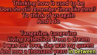 Led Zeppelin Tangerine karaoke by request [upl. by Emmaline]