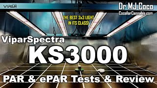 ViparSpectra KS3000 PAR amp ePAR Tests and Review [upl. by Lotsirk842]