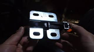 Koleos lower tailgate latch mechanism fix Part 1 [upl. by Eeimaj]