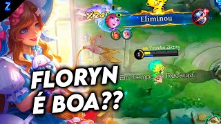 FLORYN UM HEROI DE PRÓ PLAYER  FLORYN GAMEPLAY  Mobile Legends [upl. by Nueovas118]