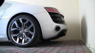 Audi R8 V10 Start Up Stock Exhaust [upl. by Odlanyer]