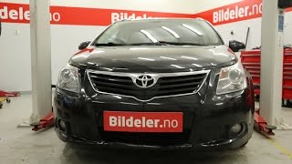 Toyota Avensis Hvordan bytte motorolje og oljefilter Dieselmotor  2009 til 2016 mod T27 [upl. by Amle]