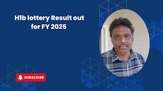 How to check H1b lottery Result for Year 2025h1b lottery h1b visa usa telugu news [upl. by Sirtimid39]