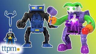 Imaginext DC Super Friends Batman and The Joker Battling Robots from FisherPrice Review [upl. by Lianne]