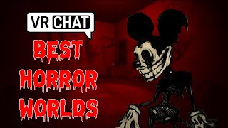 Top 5 HORROR Worlds in Vrchat [upl. by Myrt755]