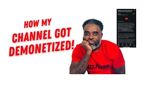 MY CHANNEL DEMONETIZED REASON WHY YOUTUBE STOPPED PAYING ME [upl. by Ylrrad120]